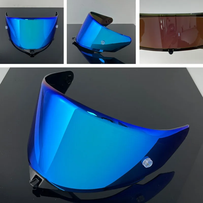 For Italian KYT Helmet Visors TT REVO Lens Electroplating Sun Protection HD Night Vision Mirror Anti-UV Windshield