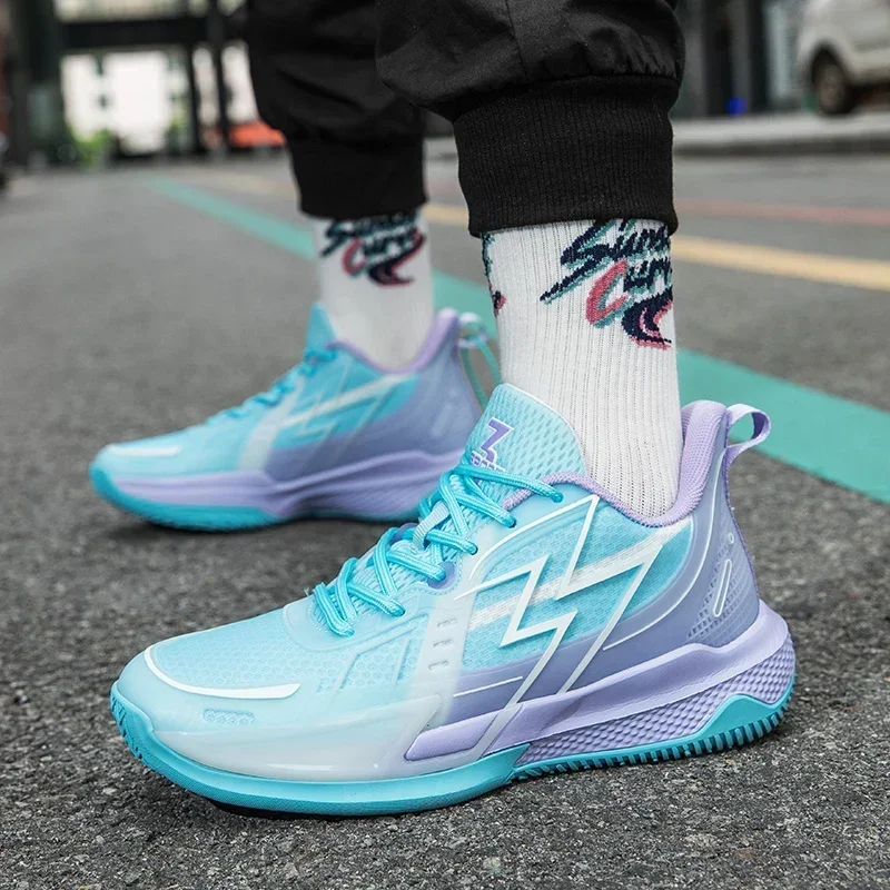 

Men's Comfortable Breathable Padded Non-Slip 2024 New Outdoor Fitness Sports Fashion Running ShoesCool Basketball Shoes