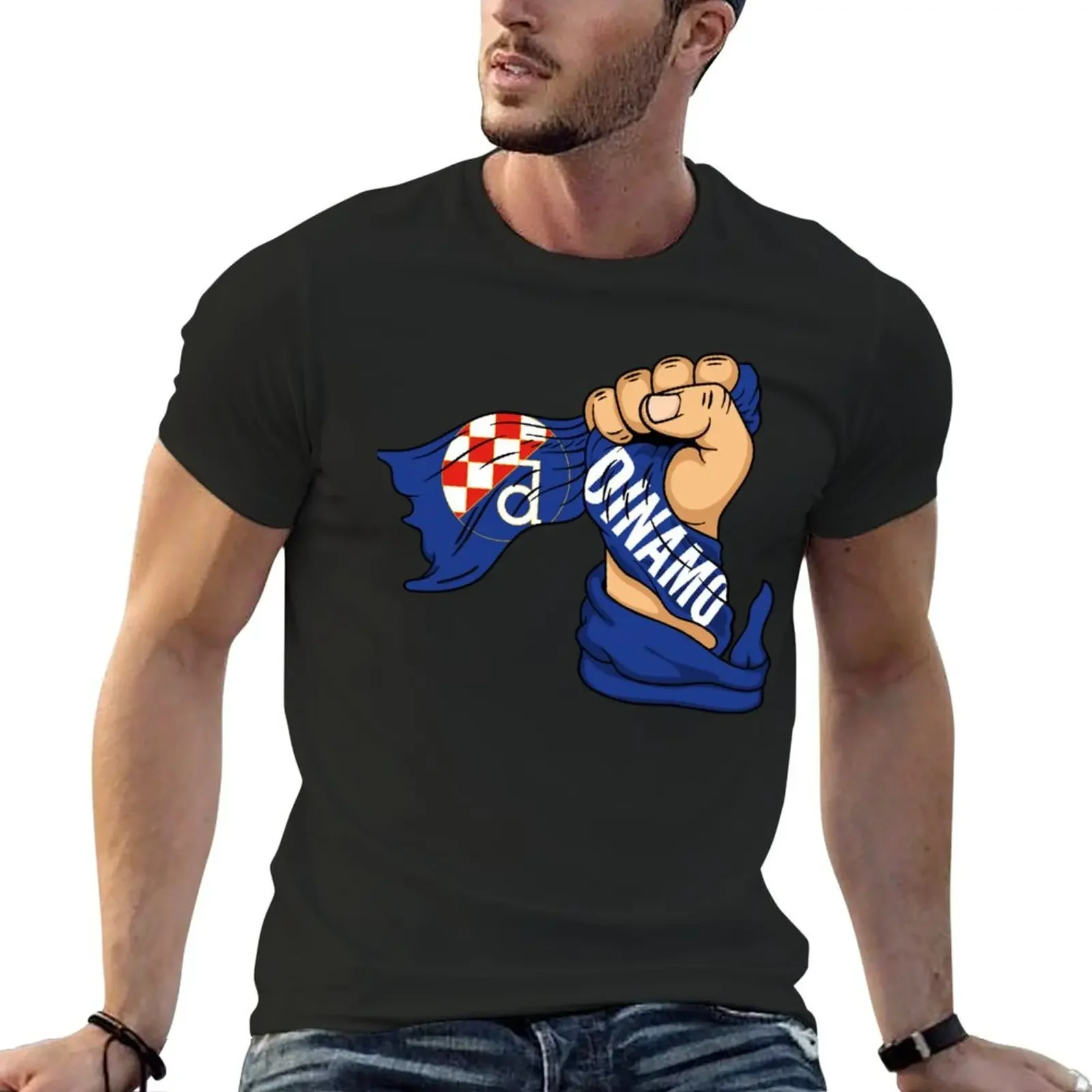 Dinamo Zagreb Croatian Football Sports Fans T-Shirt oversizeds oversized graphic t shirts cute tops designer t shirt men