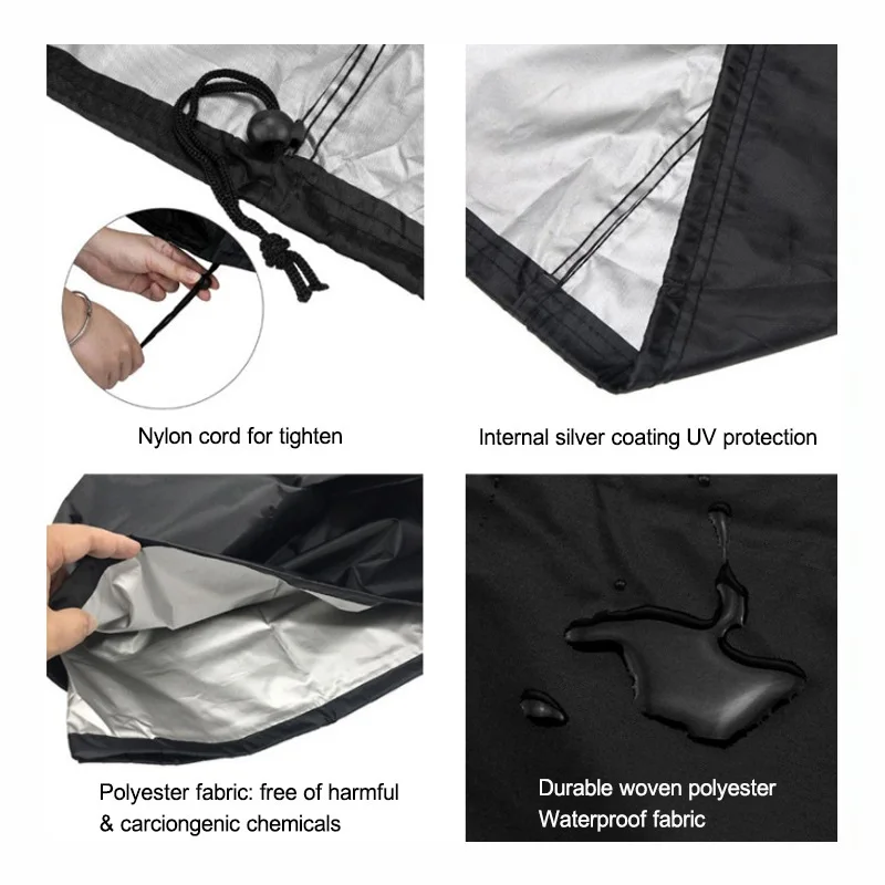 Outdoor Exterior Gas Barbecue Cover For Barbeque Bbq Grill Cover Waterproof Baking Protective Dust Black Weber Heavy Duty Rain