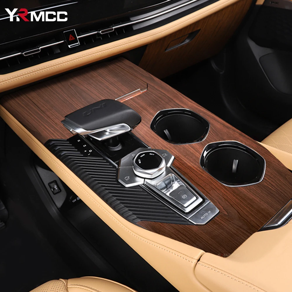 Dark Brown Wood Grain Film Modified Car Stickers Scratch Resistant Sticker and Decal Waterproof Wrap Vinyl Films Car Accessories