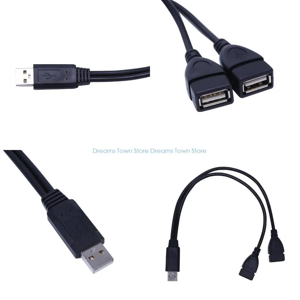 

HX6A Кабель-удлинитель USB 2.0 USB 2.0 «папа-мама» для дополнительной мощности, Y-разветвитель