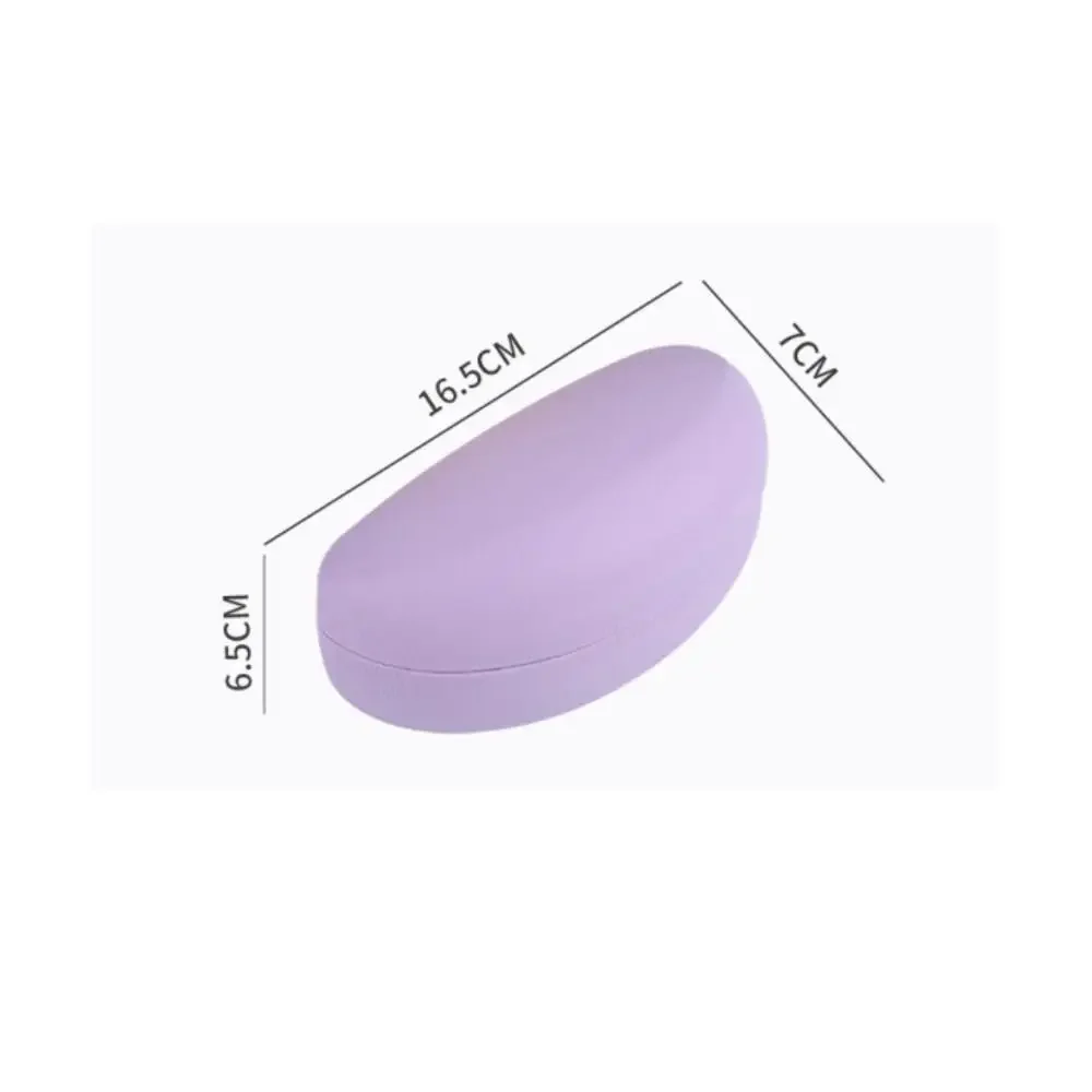 Color Leather Sunglasses Glasses Case New Style Men and Women Eyeglasses Case Eyewear Case Compression Fashion Iron Box view 6