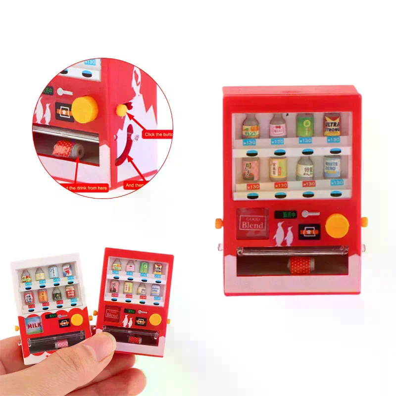 Accessoires pour maison de poupée, mini machine à boissons, modèle de scène, accessoires pour poupées, 1 pièce