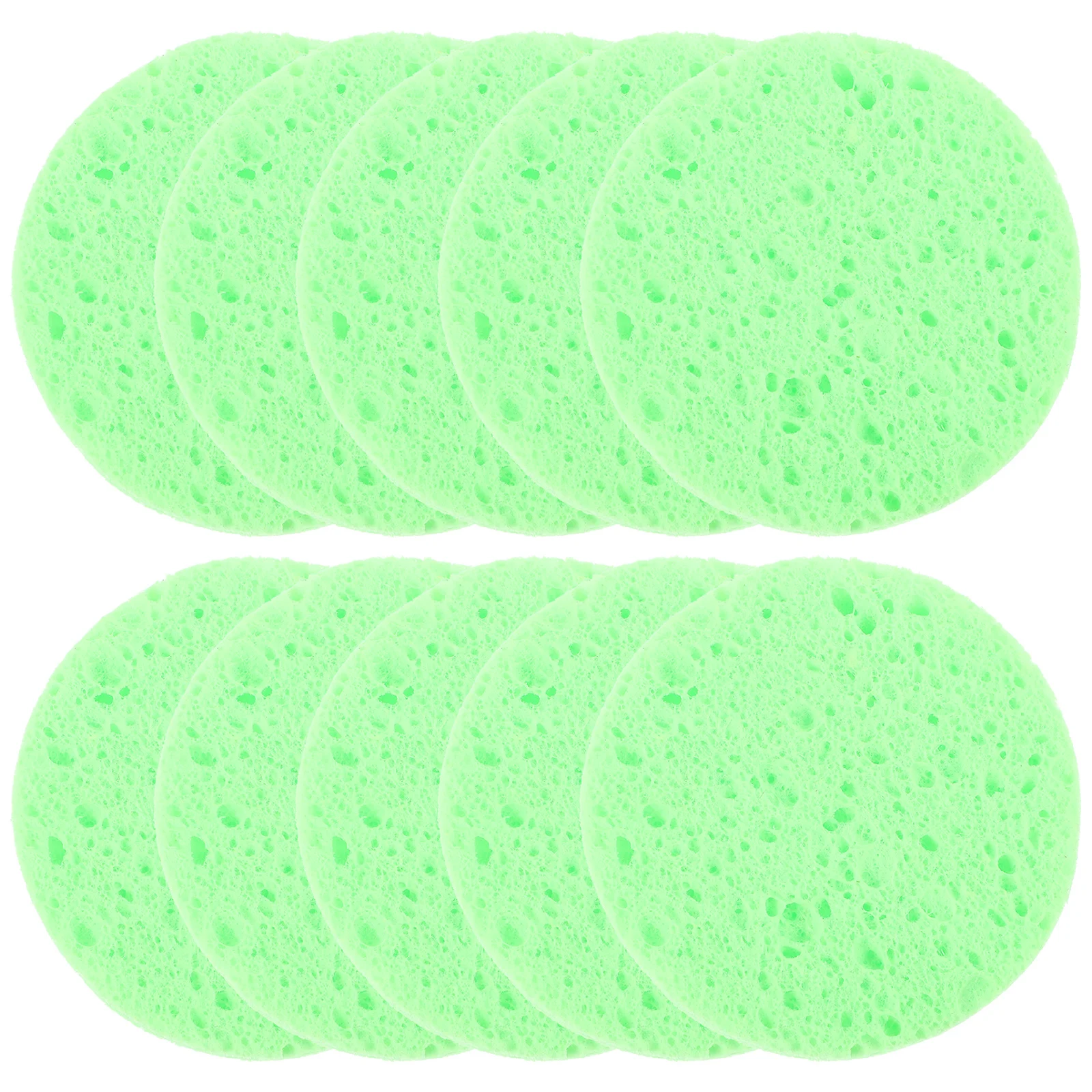 

10pcs Humidity Sponge Natural Unbleached Round Sponges For Hermit Crab Tank Multi-Functional Water Dish Sponge Pet Crab