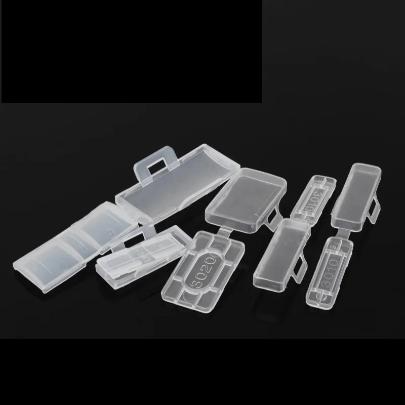 LMC-1 ~ LMC-4020 Waterproof Transparent Cable Label Tag Box Cable Tie Fiber Organizers Marker Tag Box