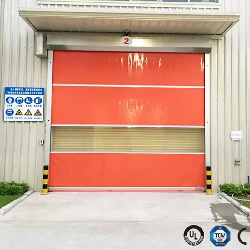 Full Automatic Industrial High Speed Fabric Rapid Rolling Shutter Doors