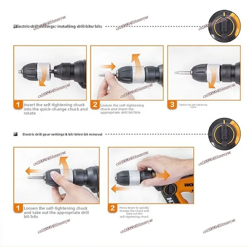 WA4206 Self-tightening Chuck Power Tool Accessories 3