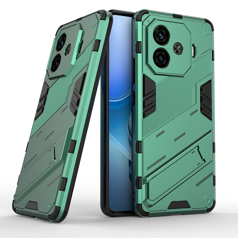 

Противоударный бронированный защитный жесткий пластиковый чехол для камеры IQOO Z9 Turbo, противоударный чехол для телефона VIVO для IQOO Z9Turbo