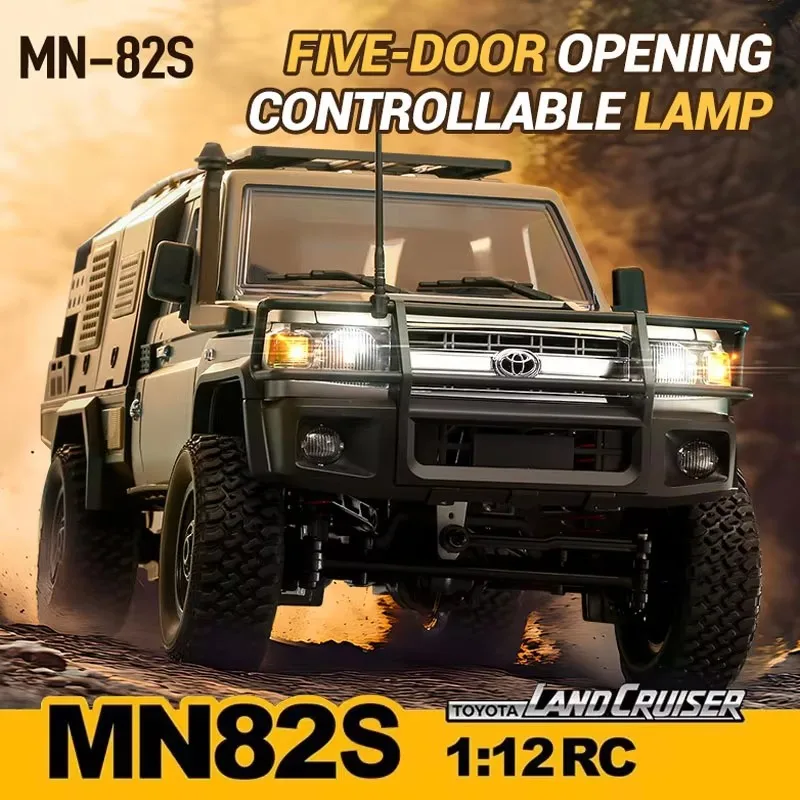 

MN82 MN82S RC Car OriginalBox Remote Control Crawler with LED Light 4WD 1/12 LC79 Simulation Pickup Climbing Car RC Car Toy Gift