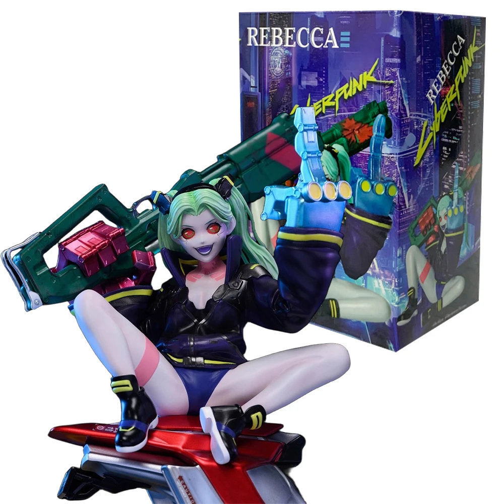 12CM Anime Game Cyberpunk: Edgerunners Rebecca Figure Lucy Anime Model Toy Gift Collection David Martinez Aciton Figure PVC