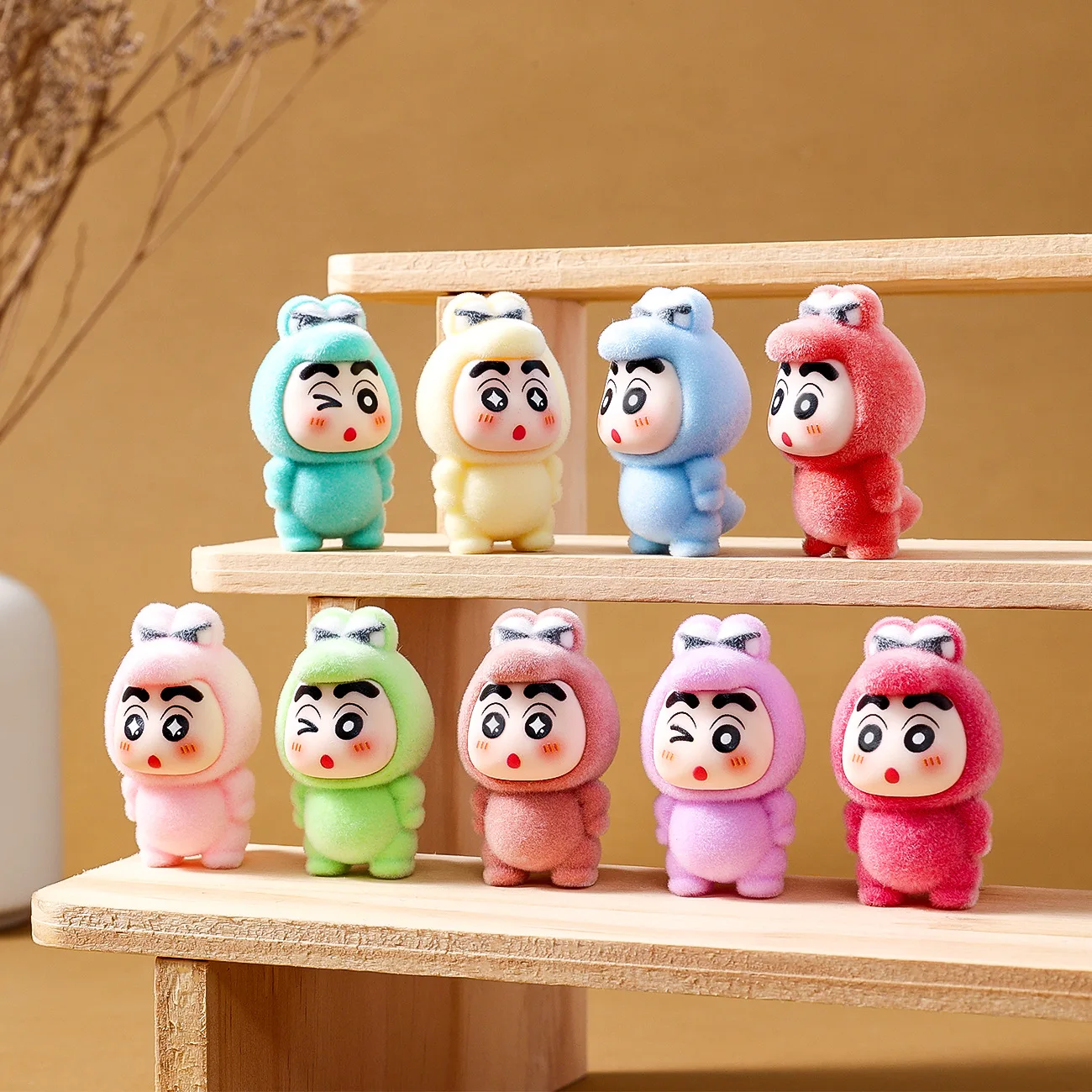 

9pcs Shin-chan Desktop Figurines Cute Cartoon Car Decorations Office Ornaments Gifts for Men and Women DIY Accessories