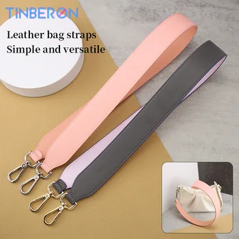 TINBERON 여성용 가방 스트랩, 크로스바디 정품 가죽 숄더백 스트랩, 하이 퀄리티 가방 부품 액세서리, 럭셔리 가죽 스트랩
