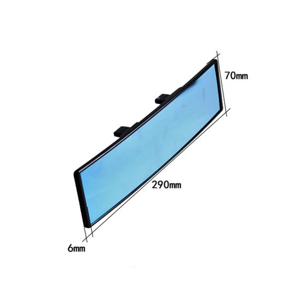 

Interior Rear View Mirror 280Mm Wide Angle Universal Car Anti Dazzle Panoramic Vision Black Car Rear View Mirror