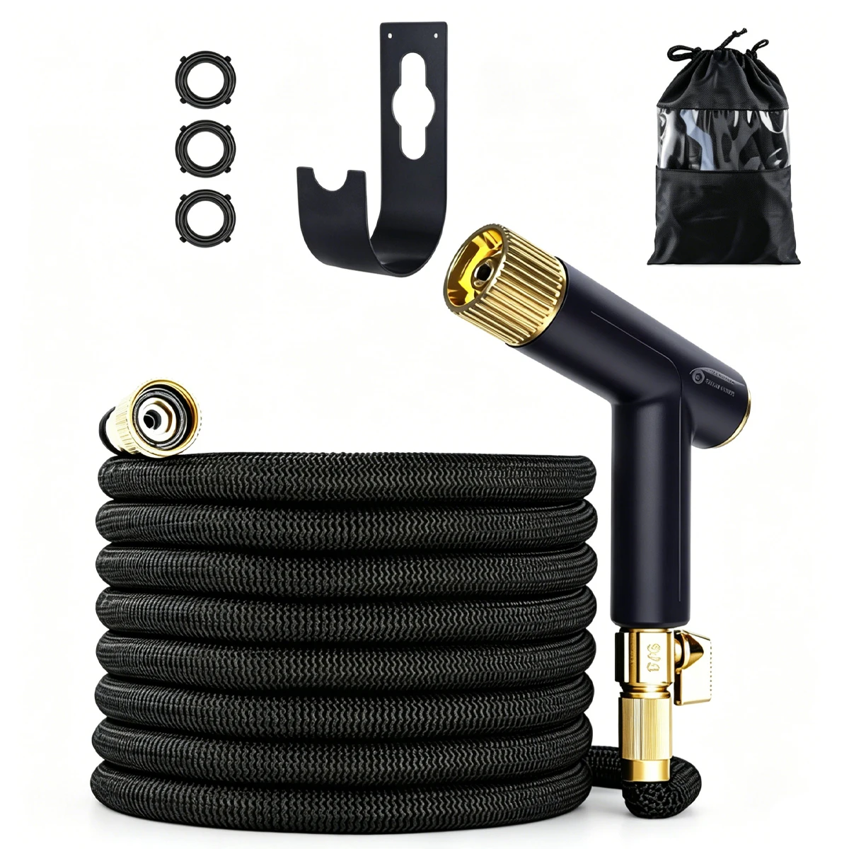 Retractable Garden Hose High-Pressure Car Wash Water Gun Magic Hose for Watering Pipe Car Washing Best Seller