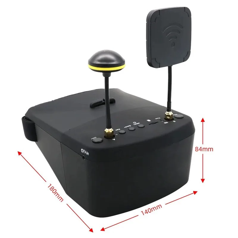 Eachine EV800D 4.9G 5.8G FPV معبر آلة نظارات 5 بوصة عرض DVR شاشة طائرة نموذجية