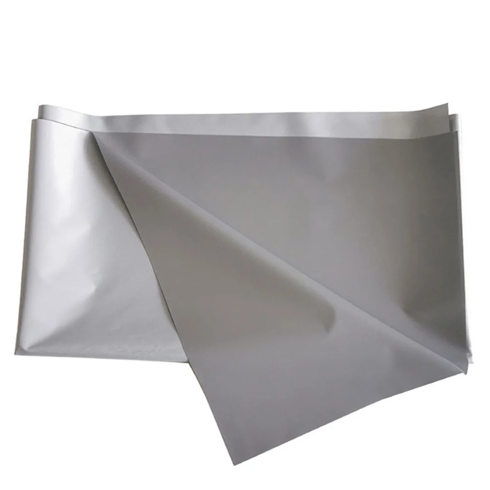 

1pc Foldable Anti-Glare Projection Screen Portable High-End Fiber Clear Image For Office Conference Room Projector