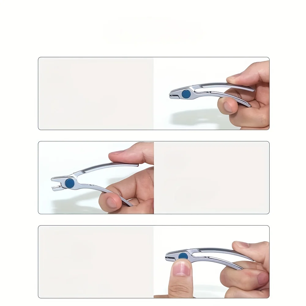 กรรไกรตัดเล็บหนาเปิดใหญ่ชุดเดียวกรรไกรตัดเล็บขนาดใหญ่กรรไกรตัดเล็บสแตนเลส L9195เครื่องมือตัดแต่งเล็บ