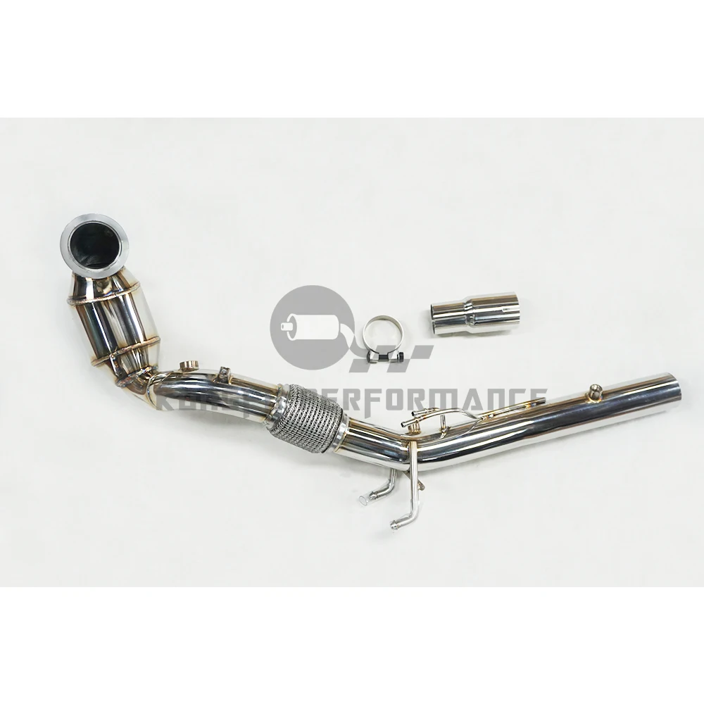 KUNGFU PERFORMANCE Stainless Steel 304 Downpipe For V W Golf 81.5T OPF 2020+ Decat
