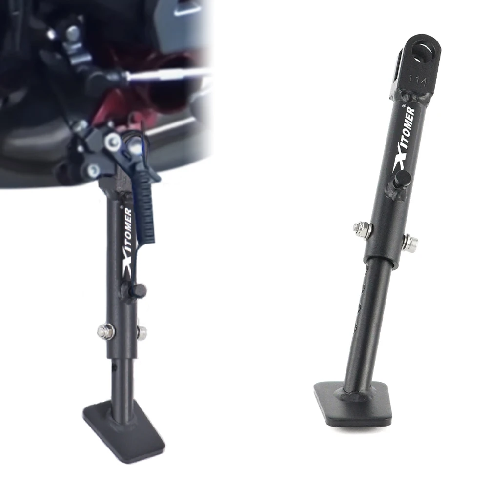 

Motorcycles Adjustable Kickstand For Kawasaki Z900RS ZR900 2018 2019 2020 2021 2022 2023 2024 Steel Side Stand Support Bracket