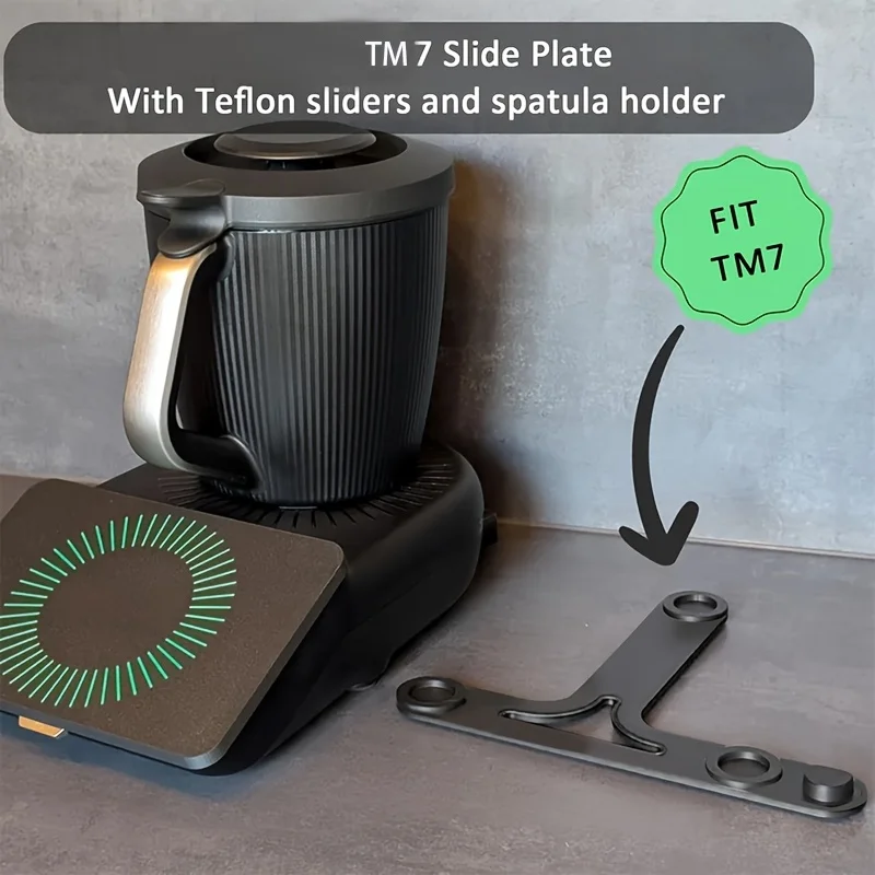 1pc Sliding Board with Gliders Secure Stand Protects Scale Function TM7 Accessories Base Bracket Protection of Work Surface Home