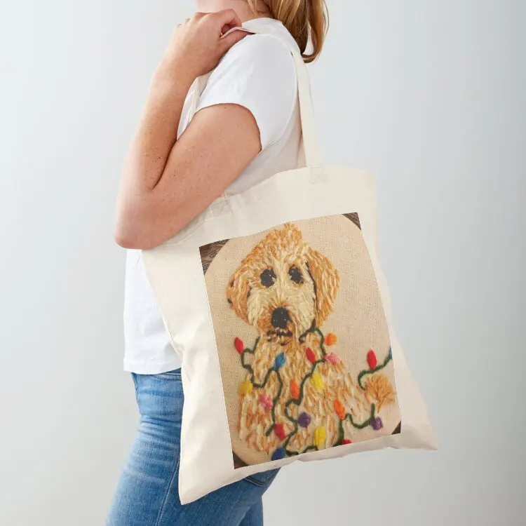

Christmas Cavapoo Tote Bag university shopper bag tote bag woman Gift