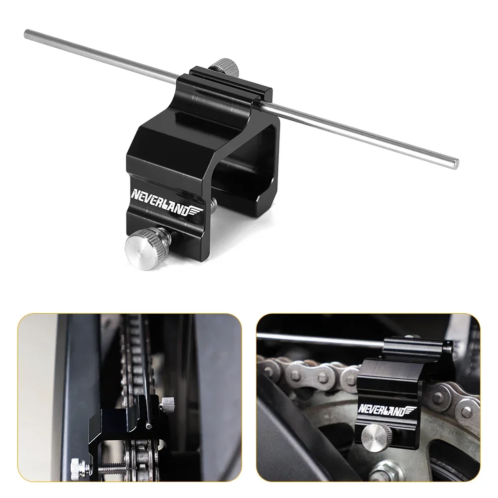 

Design Universals Chain Adjusting Alignment Adjuster Tool Metal Black Motorcycle parts