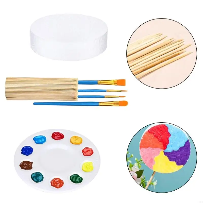   Painting Discs for Sparking Imagination Artistic Expression Skill Development