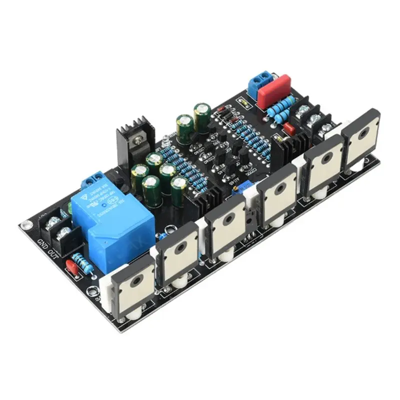 

A73E-Mono 300W Power Amplifier Board 1943+ 5200 Transistors For Hi-Fi Amplification DC 30V-90V Voltage Input Audio