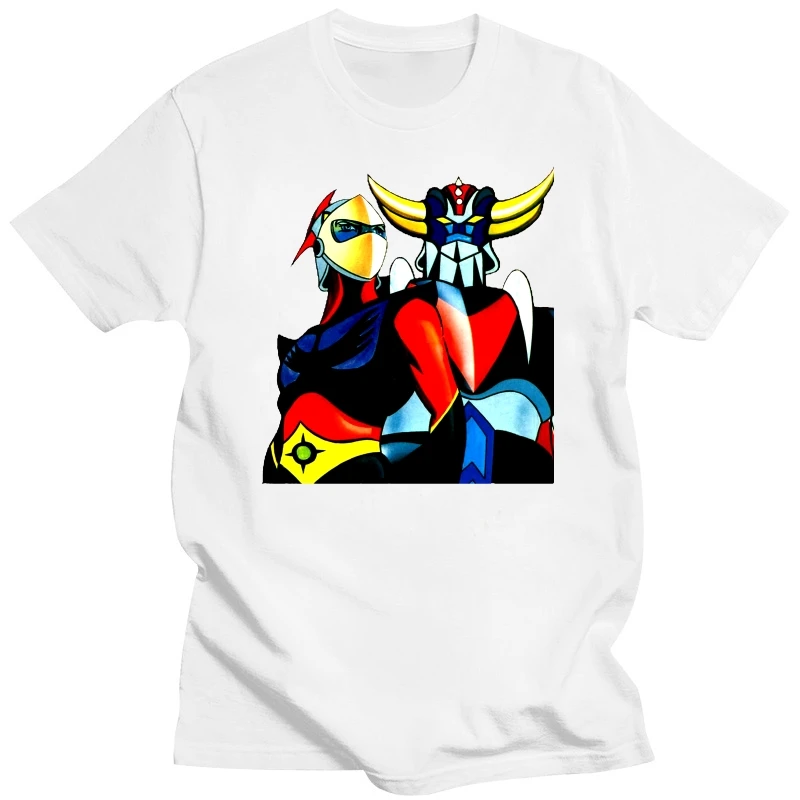 UFO Robot Grendizer Goldrake T Shirts Male 2018 New T-Shirts Colorful 100% Cotton Round Neck Tee Shirt Short Sleeves Over Size