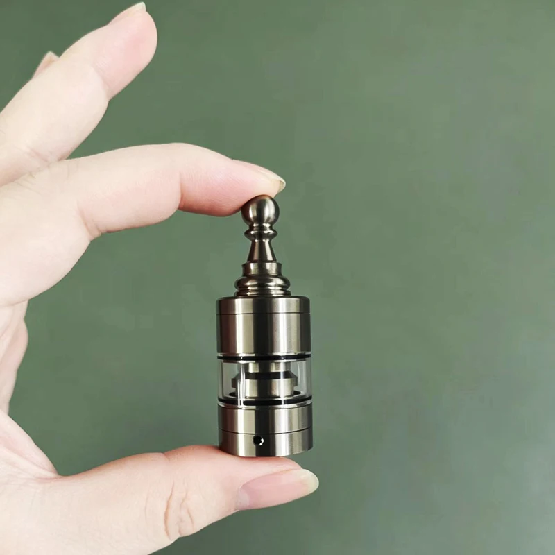 YFTK KF kayfun Lite plus Five Pawns Yeniden İnşa Edilebilir RTA Tank Trim Parçası Tek Bobin 316ss 22mm 3.5ml aksesuarları
