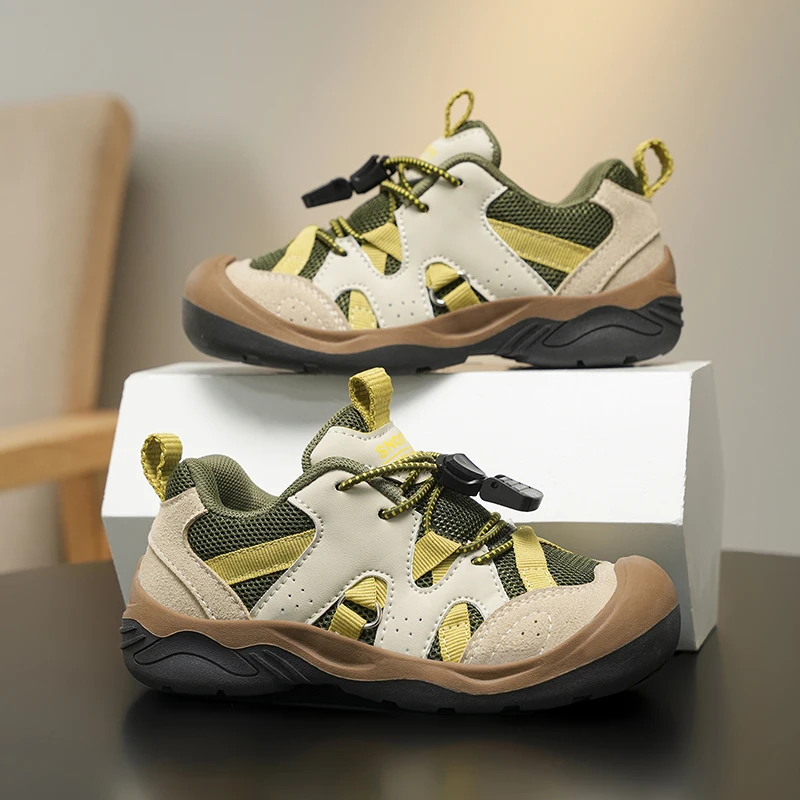 

New Childrens Shoes Girls Sneaker Thick Sole Comfortable Kids School Casual Shoes Non-slip Hiking Tennis Sports Shoes for Boys