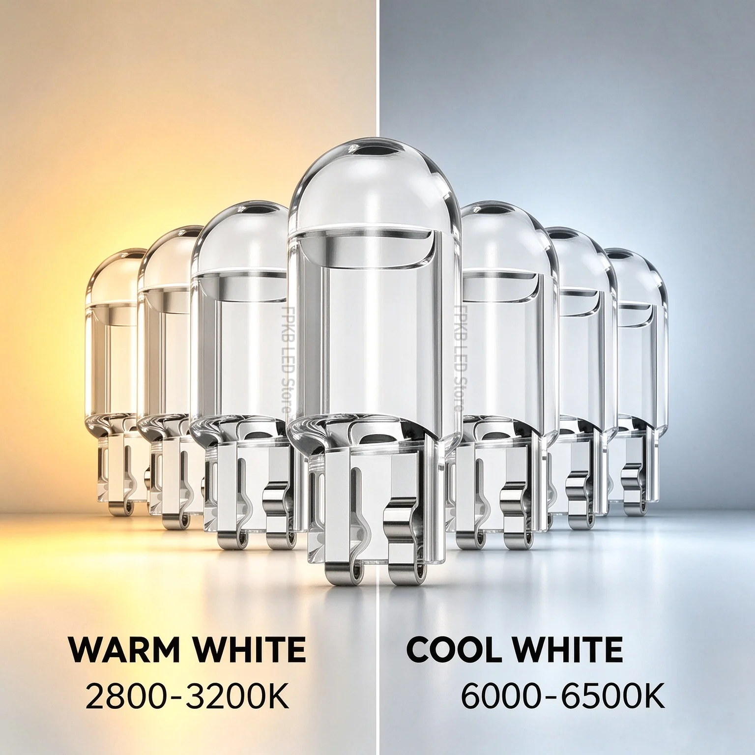 6/10/20pcs W5W 194 T10 Glass Housing Cob LED Car Bulb 3000K 6000K White Blue Red Wedge License Plate Lamp Dome Light