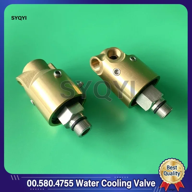Suitable for Heidelberg CD102 XL75 XL105 Printing Machine Water Cooling Valve Rotating Copper Connector 00.580.4755