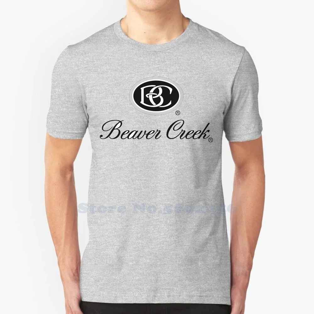 Beaver Creek Unisex Clothing Streetwear Printed Brand Logo 100% Cotton T Shirt Graphic Tee