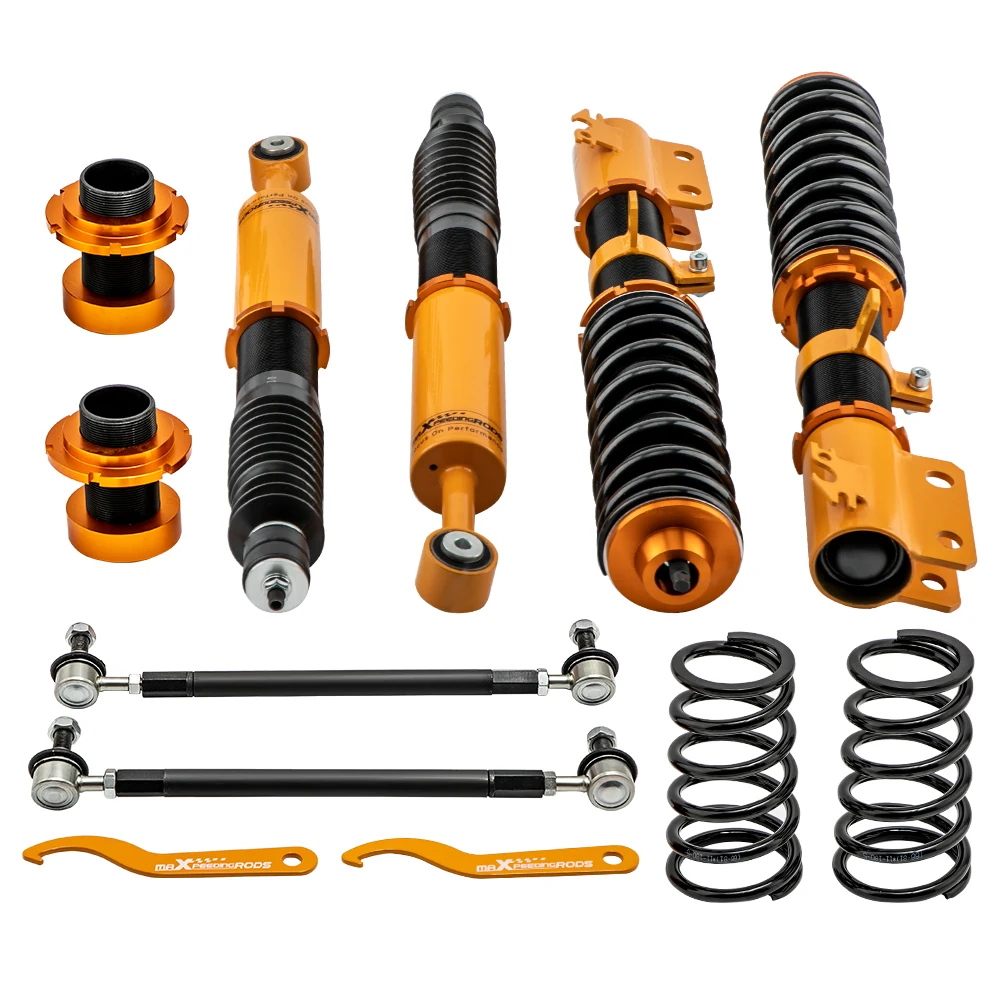 

Maxpeedingrods Lowering Kit Adjustable Height Coilovers Shock Suspension For Toyota Yaris Sicon XD AQUA PRIUS C
