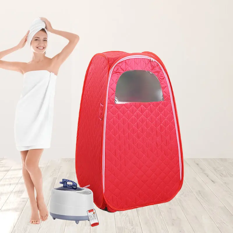Portable Steams Sauna Box for Weight Loss Detox Sweating Slimming Home Spa 1 Person Use Wet Steams Heating