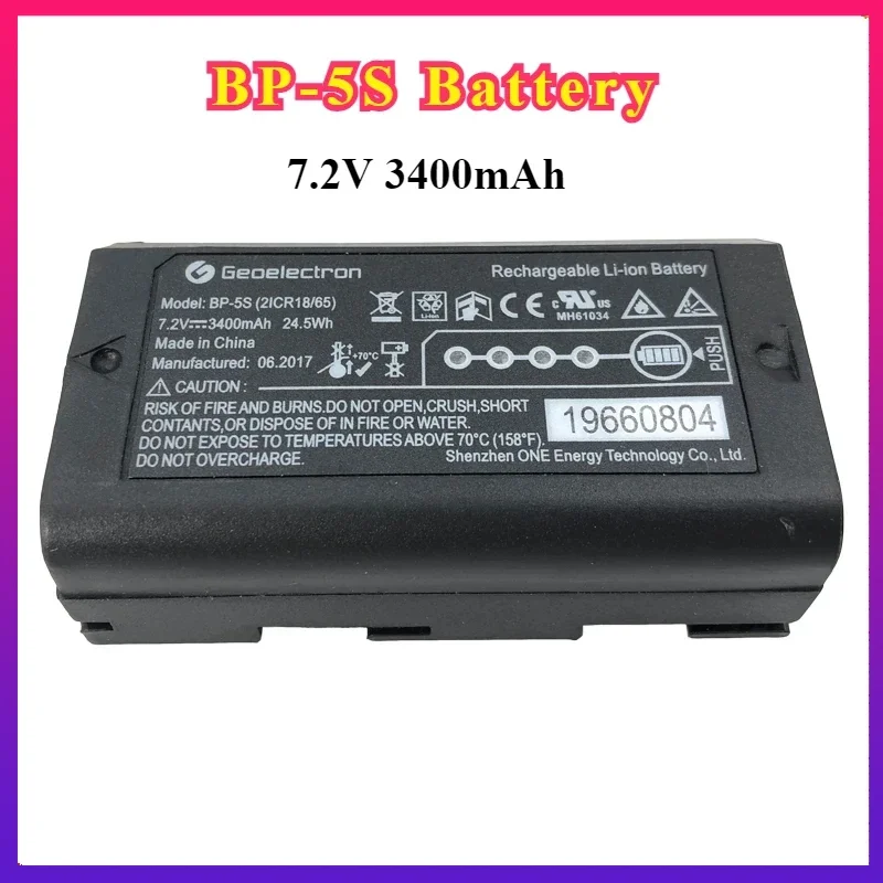 

BP-5S 7.2V 3400mAh Battery for Stonex X11 Data Controller – Replacement for South Unistrong FOIF A90, STONEX P9-G, P9-II, S6, S9