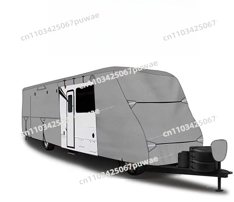 420D Cloth Trailer RV Cover Sunroof Convertible Hardtop Camping RV Cover Waterproof Touring Car Cover