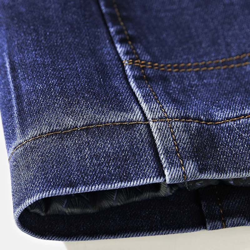 Immagine 7: Completo casual da uomo primaverile e autunnale, giacca in denim slim fit.