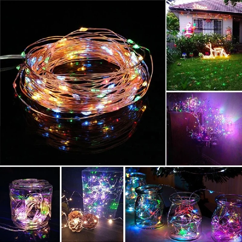

Solar Garden Waterproof Lights 100/200 LEDs Solar Lamp String Lights Fairy LED Outdoor Holiday Christmas Party Garland