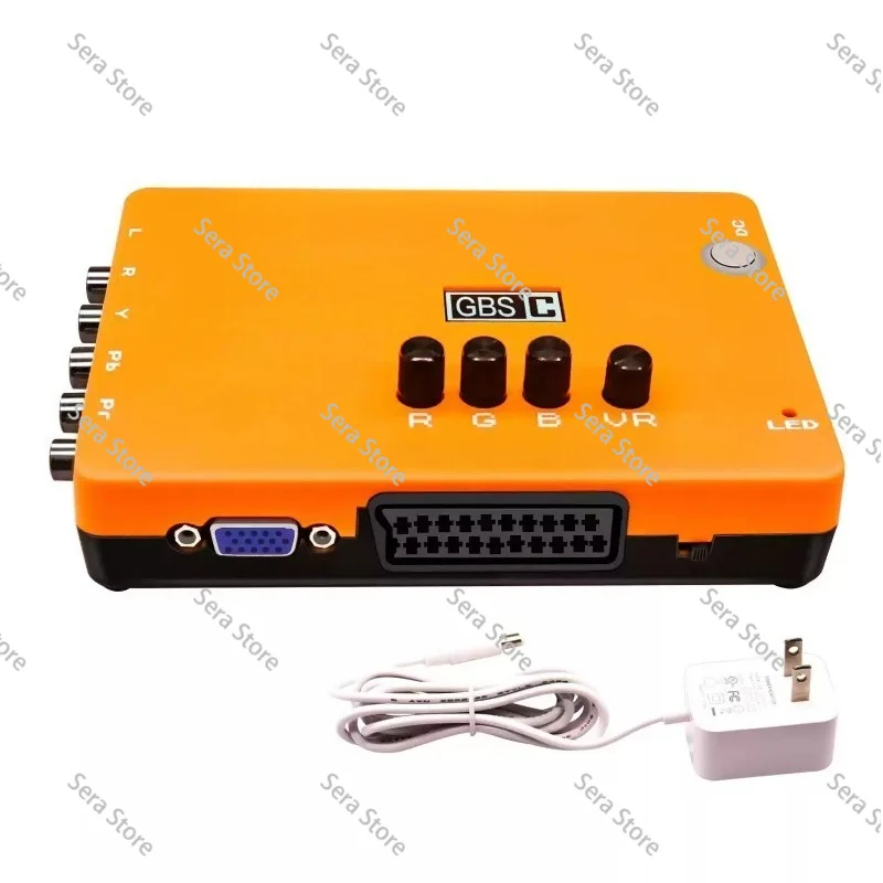 ODV-GBS-C AIO OSSC Control RGBS/YPBPR/RGBHV to VGA Compatible Low Resolution Video Converter Adapter US Plug XQ