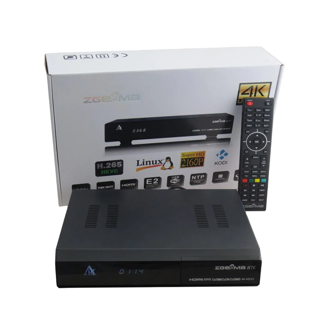 ZGEMMA H7C DVB S2 + twin DVB T2/C 4K tv decoder