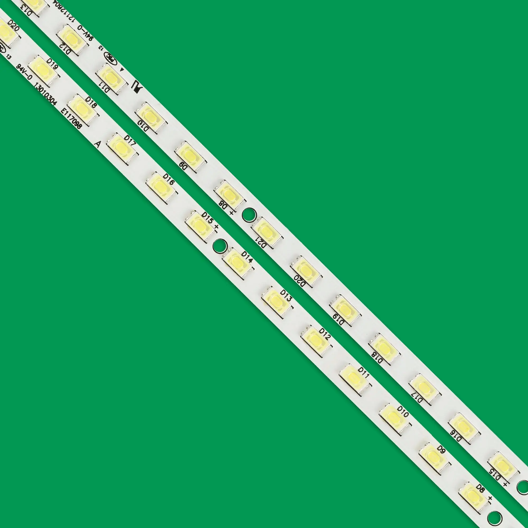 Striscia LED 2 pezzi V500H1-LS5-TLEM6 TLEM4 TREM6 TREM4 E117098 28 leds 315mm per LE50D8800 V500HJ1-LE1 L50E5000A