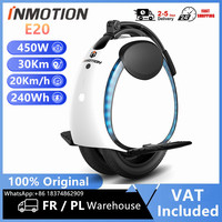 EU Stock Original 2024 Newest INMOTION E20 Self Balancing Unicycle 30Km Range Dual Motor Vehicle Unicycle Bluetooth Speaker