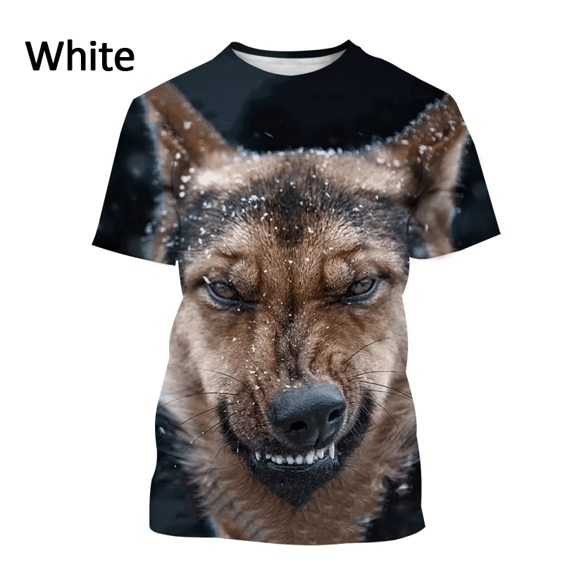 Unisex Funny Dog 3D Printed Cute T-shirt German Shepherd Tops