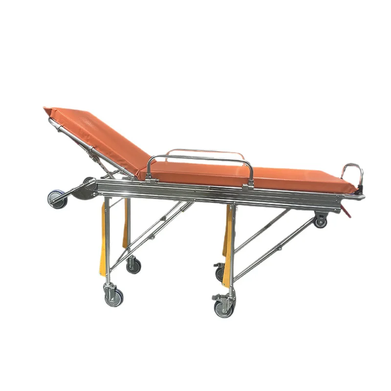Ambulance stretcher Automatic boarding Multifunctional rescue Foldable stretcher cart Cart