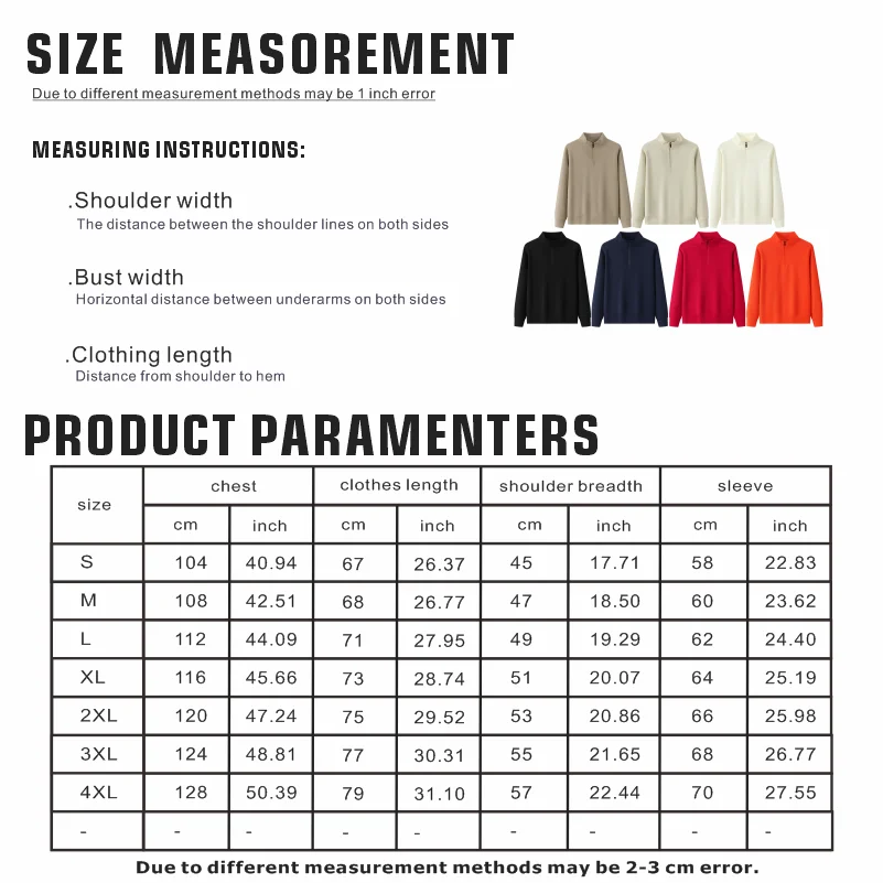 Custom Logo Men Half-zip Sweatshirts Long Sleeve Jacket Sweatshirt Male Thickened For Warmth Clothing Unisex Group Uniforms