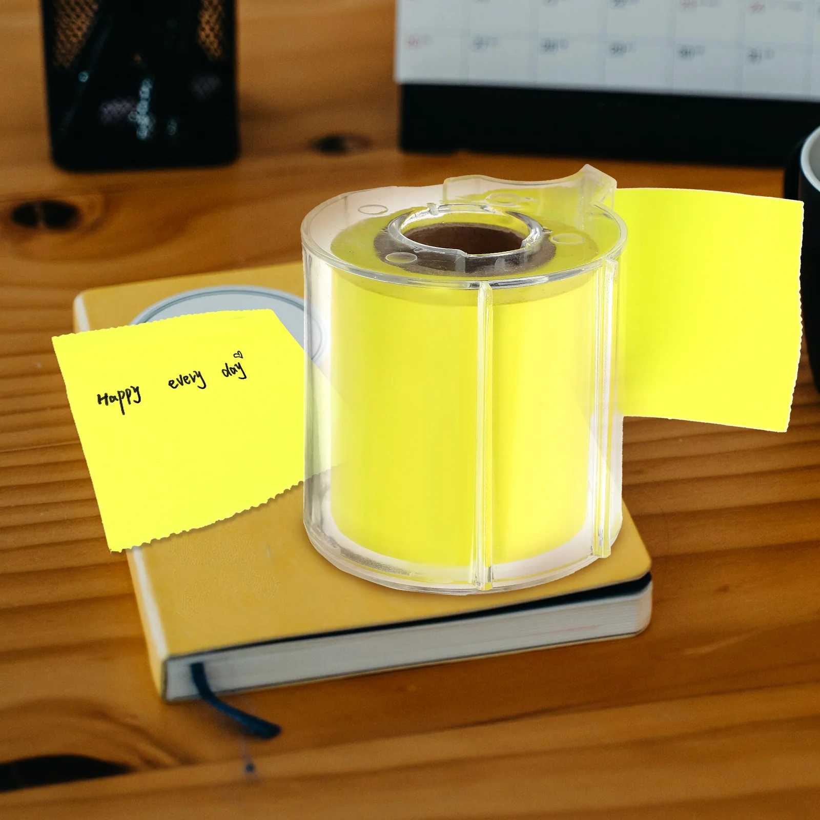 

Reusable Memo Sticker Full Adhesive Tape Note Pads Rose Red Desk Wall Use