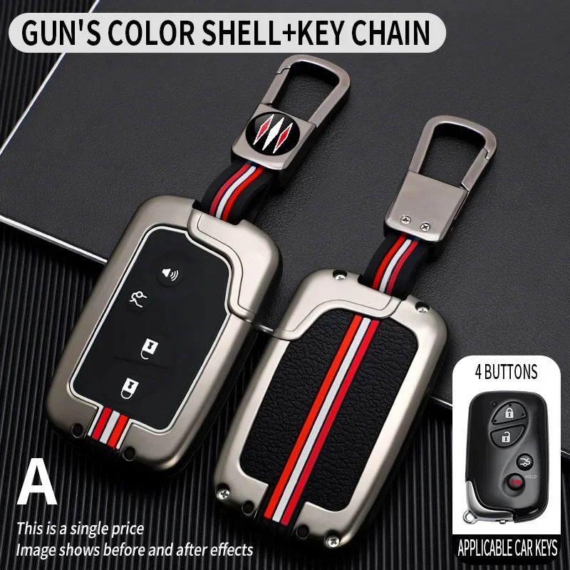 Car Remote Key Case Cover for Lexus IS250 IS300C RX270 CT200H GX400 GX460 ES240 ES350 LS460 GS300 450h 460h Accessories